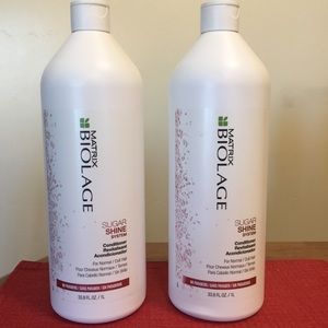 2 Jumbo Matrix Biolage Sugar Shine Conditioners